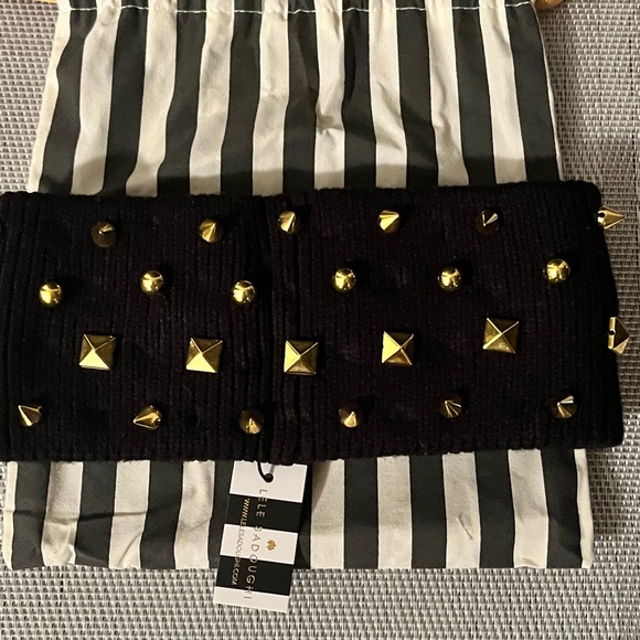 ❌ON SALE❌LELE SADOUGHI NWT AUTHENTIC JET 14K GOLD-PLATED STUDDED EAR WARMER - Picture 7 of 13